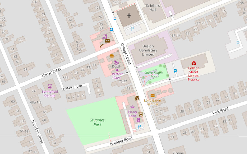 Laura Knight Park map